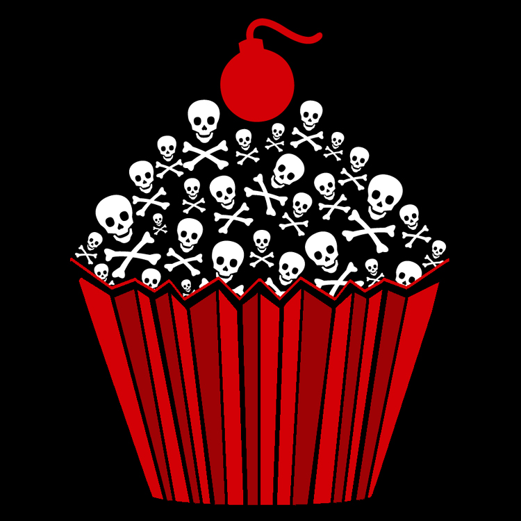 Skull Cupcake